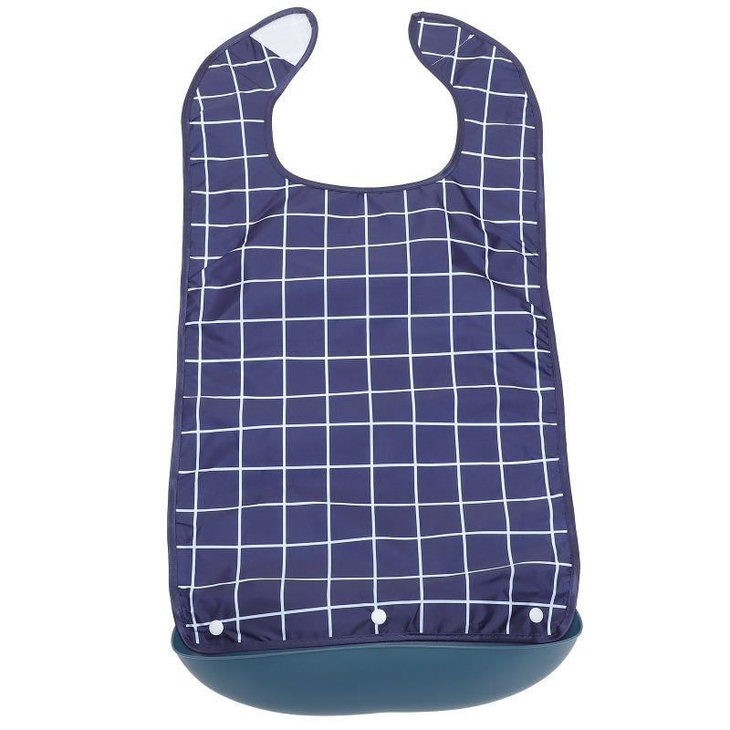 Adult Bib Washable Adult Clothing Protector for Women Men Elderly Seniors - Image 4