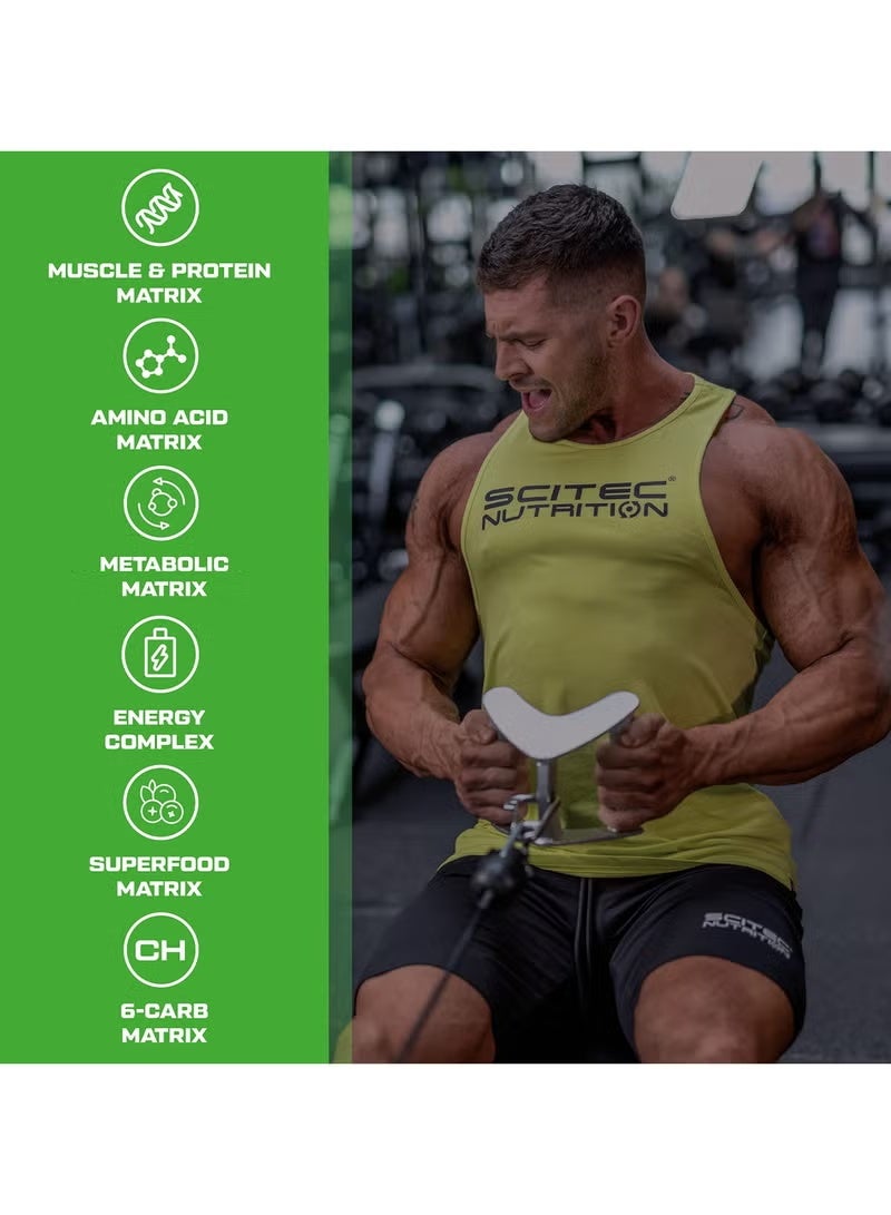 Scitec Jumbo Protein Drink Powder With 6 Carbohydrates, Vanilla Flavored, 16 Servings - Image 3