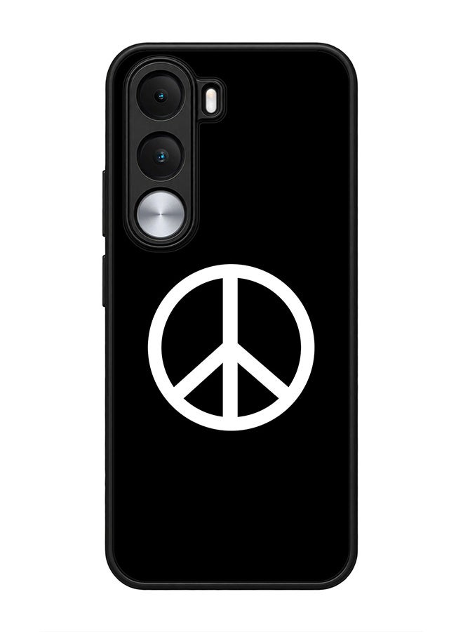 Stylizedd Rugged Case for realme C100i / C100x / P4x- Slim Fit Hybrid Rubber Cover Peace Sign - Image 1