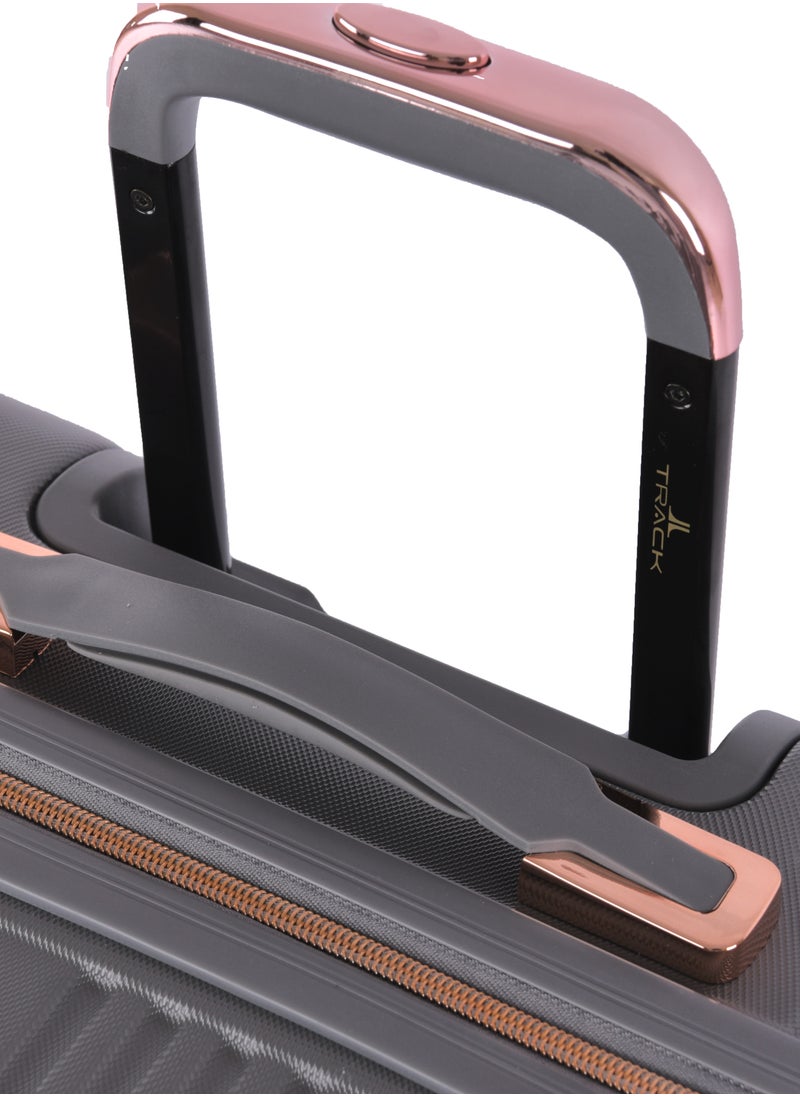 Track - Track Hard Carry On Cabin Luggage ABS Trolley Travel Bag with TSA Lock & Smooth Wheels, Lightweight and Durable, 20 Inch, HK222-20 - Image 1