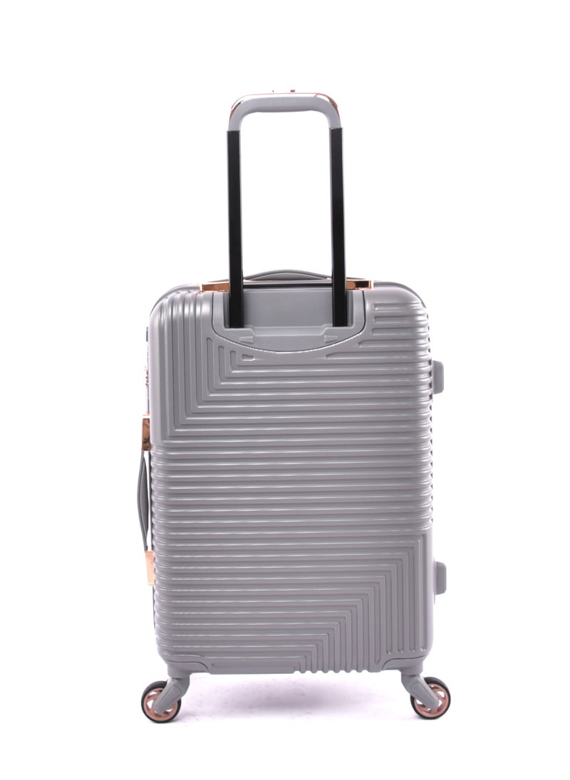 Track - Track Hard Carry On Cabin Luggage ABS Trolley Travel Bag with TSA Lock & Smooth Wheels, Lightweight and Durable, 20 Inch, HK222-20 - Image 1