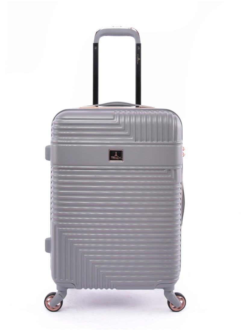 Track - Track Hard Carry On Cabin Luggage ABS Trolley Travel Bag with TSA Lock & Smooth Wheels, Lightweight and Durable, 20 Inch, HK222-20 - Image 1