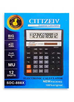 Generic Superior calculator, SDC-888X, display, local number key, power of 12 digits, very large screen for offices, accountants, and personal use at home or school  - Image 4