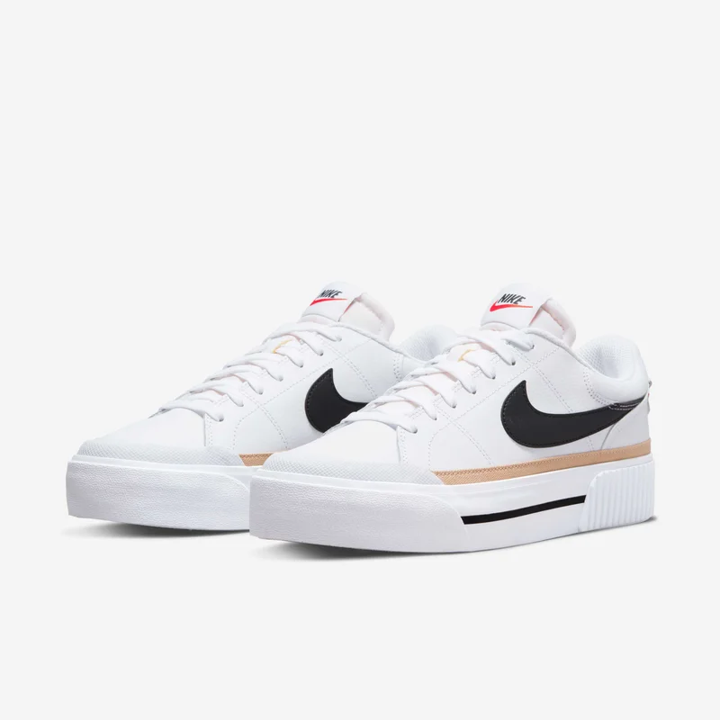 Nike White Women's Court Legacy Lift Shoes for Women | Best Price UAE