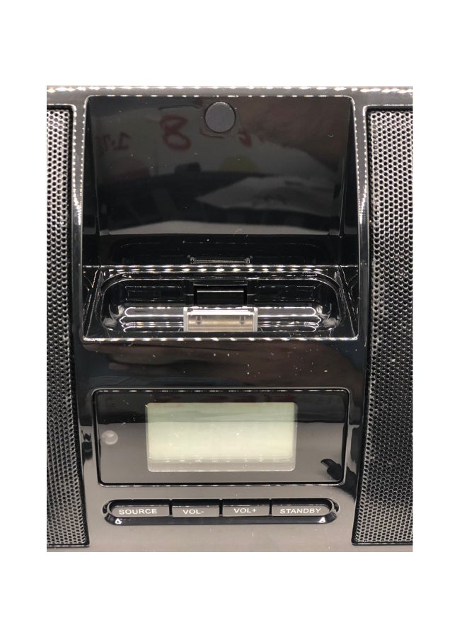 Multi-Function Docking Speaker for iPhone/iPod | Portable Digital Audio System with FM Radio, Clock & Alarm | iPod/iPhone Dock Speaker with LCD Display | Stereo Sound System | Home Audio Equipment | AUX & USB Compatible | Simple Controls - Image 3