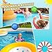 Dilabnba 6PCS Mini Beach Ball Toddler Basketball Toy 6 Small Ball with Pump for Mini Hoop Enthusiasts Easy to Grip PVC Bouncy Ball for Perschool Garden Pool Gift for Boy Girl Green - Image 4