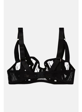 BLUEBELLA Women Non Padded Underwire Bra, Black  - Image 2