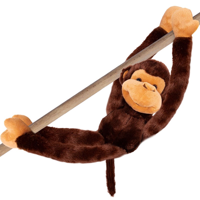ArtCreativity Long Arm Plush Monkey 23 Inch Hanging Monkey with Connectable Limbs Ultra Soft and Huggable Stuffed Animal for Kids Cute Home and Nursery Dcor Best Birthday Gift Idea - Image 3