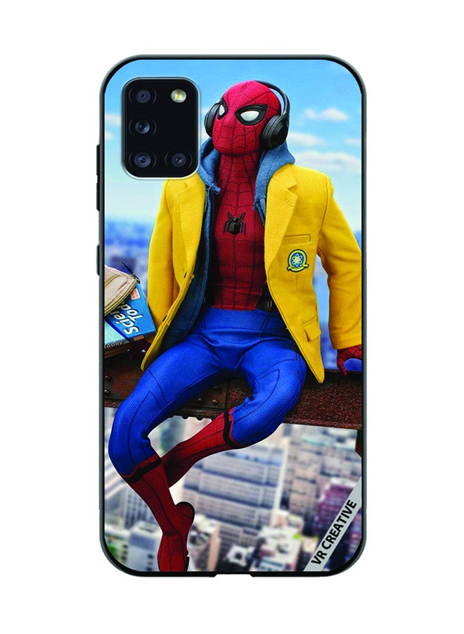VR CREATIVE Protective Case Cover For Samsung Galaxy A31 Spiderman Design Multicolour - Image 1