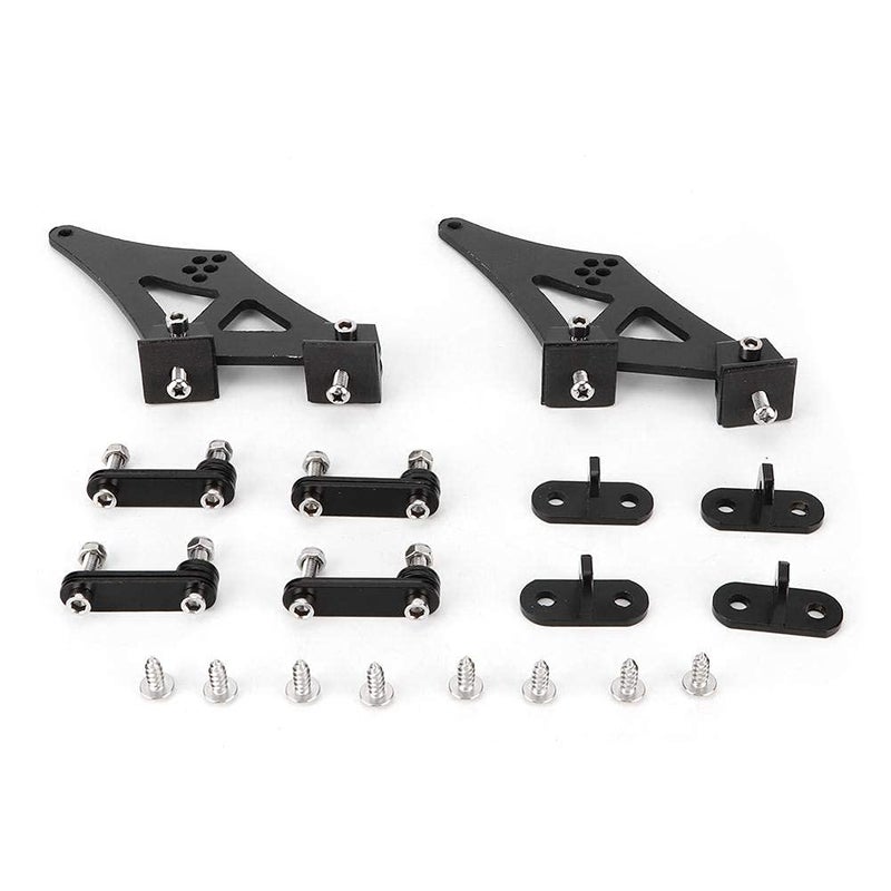 Akozon 5" Universal Car CNC Aluminum Alloy Rear Wing Trunk Mount Spoiler Legs Brackets - Image 1