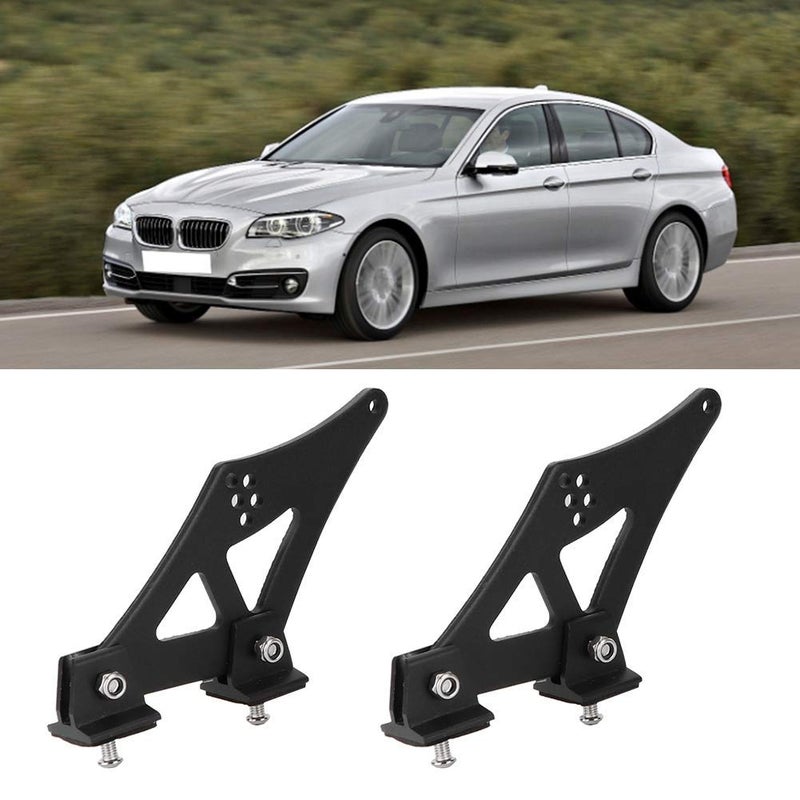 Akozon 5" Universal Car CNC Aluminum Alloy Rear Wing Trunk Mount Spoiler Legs Brackets - Image 5