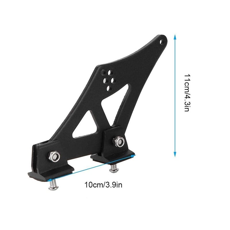 Akozon 5" Universal Car CNC Aluminum Alloy Rear Wing Trunk Mount Spoiler Legs Brackets - Image 2