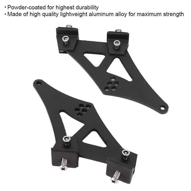Akozon 5" Universal Car CNC Aluminum Alloy Rear Wing Trunk Mount Spoiler Legs Brackets - Image 3
