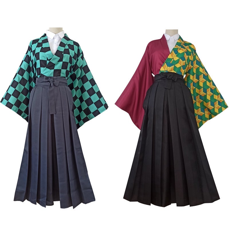Ghost Extinguishing Tough Kimono Cos Kitchen Gate Charcoal Zhilang You Douzi Ganlu Temple Honey Glass Kimono Cosplay Animation - Image 3