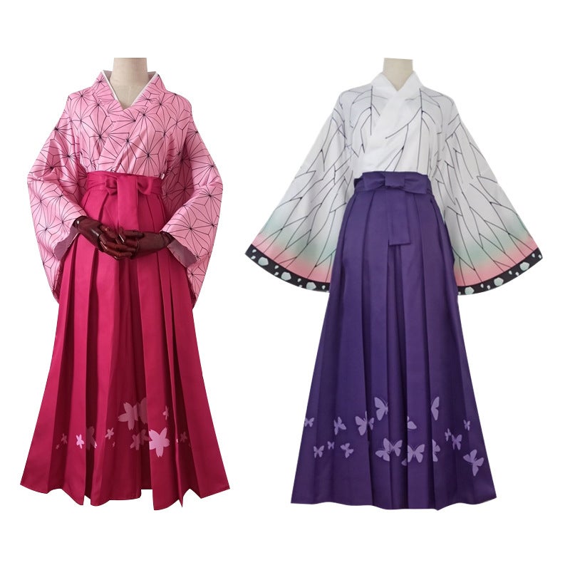 Ghost Extinguishing Tough Kimono Cos Kitchen Gate Charcoal Zhilang You Douzi Ganlu Temple Honey Glass Kimono Cosplay Animation - Image 5