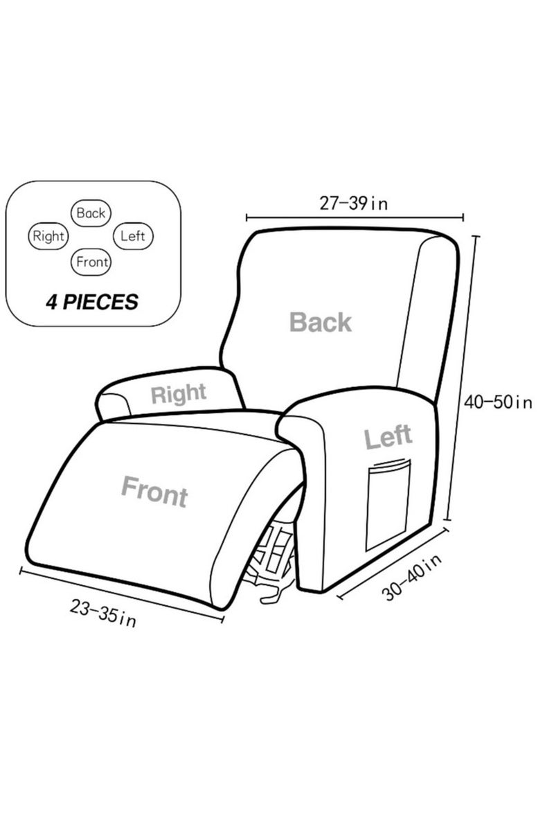 general All Seasons Universal Single Massage Sofa Cover All-Inclusive Chair Cover All-round Protection Extend the use time of the sofa - Image 2