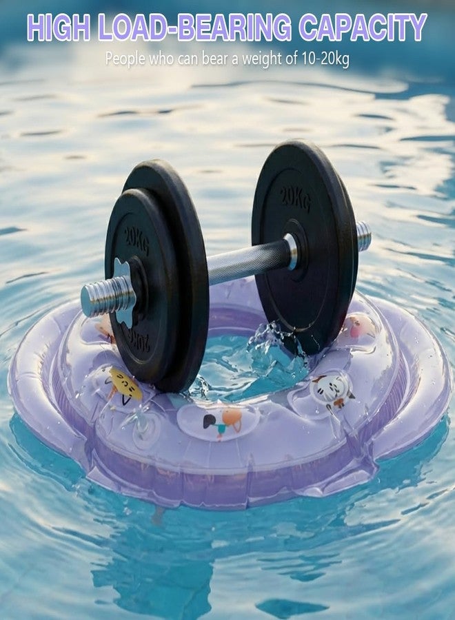 برو بيروس أنبوب سباحة قابل للنفخ للأطفال من بروبيروس®، بوزن 10-20 كجم، مصنوع من مادة PVC مضادة للانقلاب، ذو طبقتين وصمام مانع للتسرب، بتصميم كرتوني، مناسب لحمامات السباحة الصيفية، آمن للأطفال، بطول 23-66 سم. - Image 4