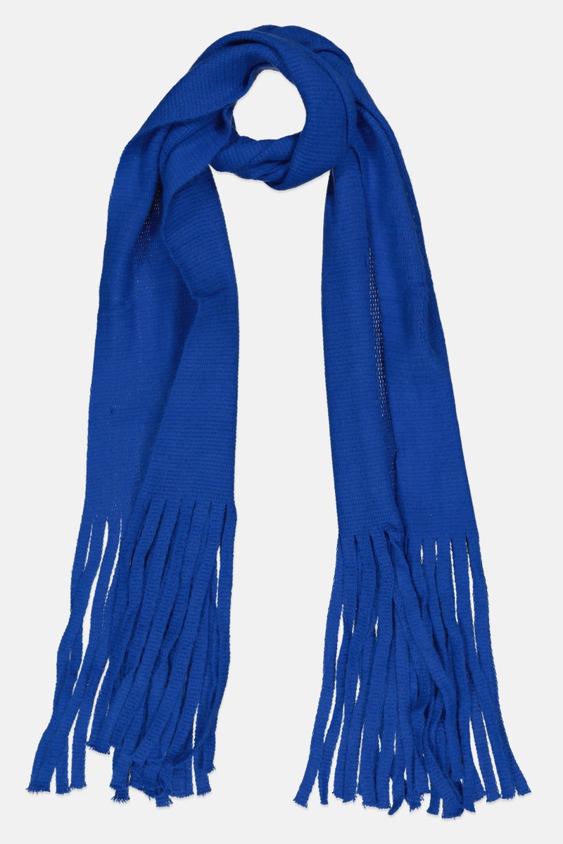 Body Glove Women Brand Logo Scarf 208 L x 38 H cm, Royal Blue - Image 1