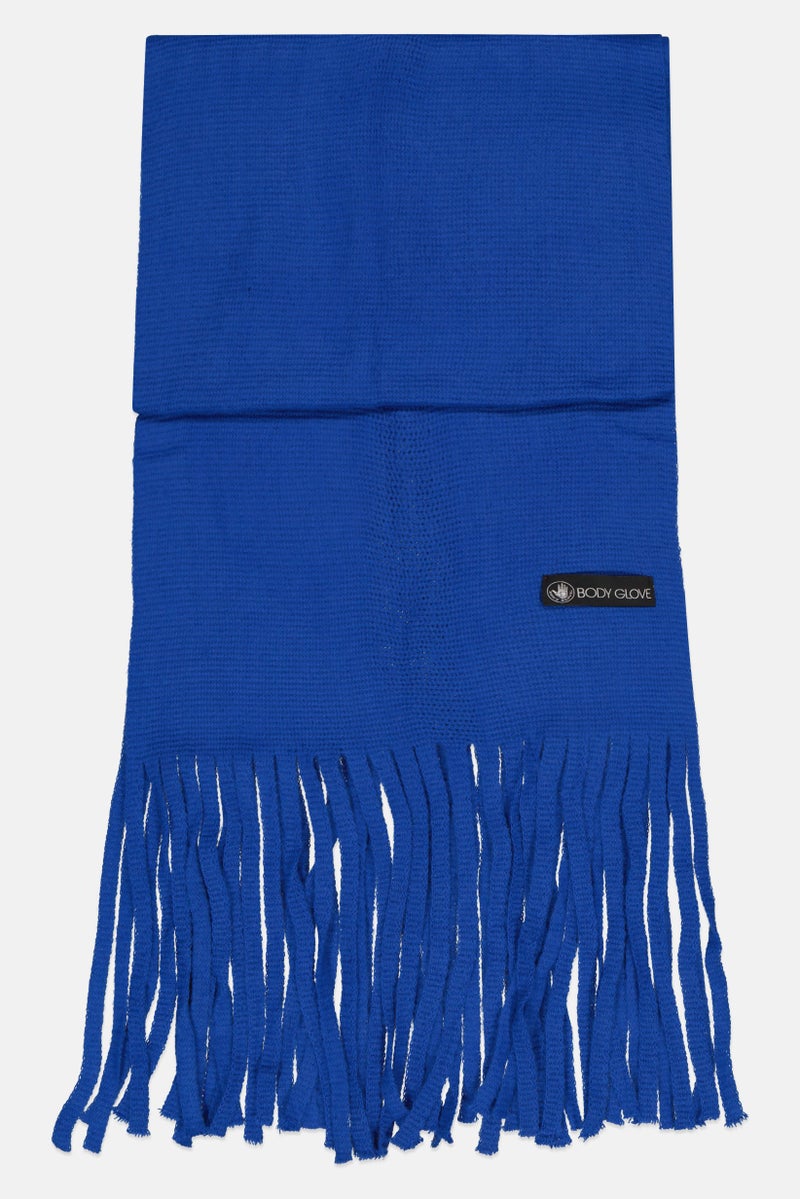 Body Glove Women Brand Logo Scarf 208 L x 38 H cm, Royal Blue - Image 2