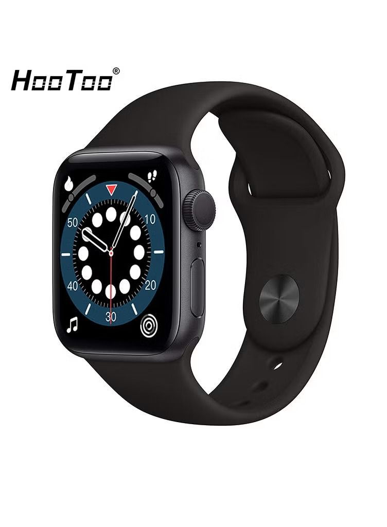 هوتو ساعة Hootoo se pro smart series بشحن لاسلكي وقياس دقات القلب ودرجة الحرارة واستقبال المكالمات والرسائل - Image 1