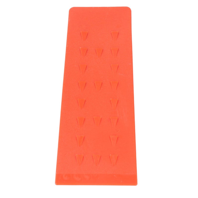 Felling Wedge: Orange High-strength Plastic - Serrated Barbs For Secure Hold Tree Felling Wedge For Professional Logging And DIY Enthusiasts - Image 2