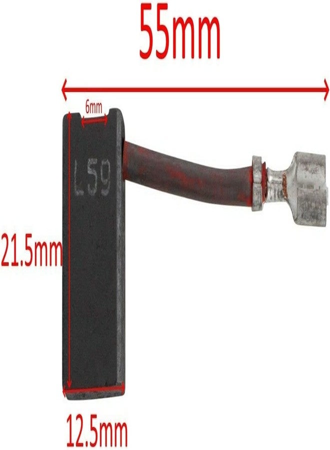 ديوالت فرشاة بديلة لمنشار ميتري من دي والت DW718 / DWS780 / DW717 رقم 381028-02 (عبوة من قطعتين) - Image 2