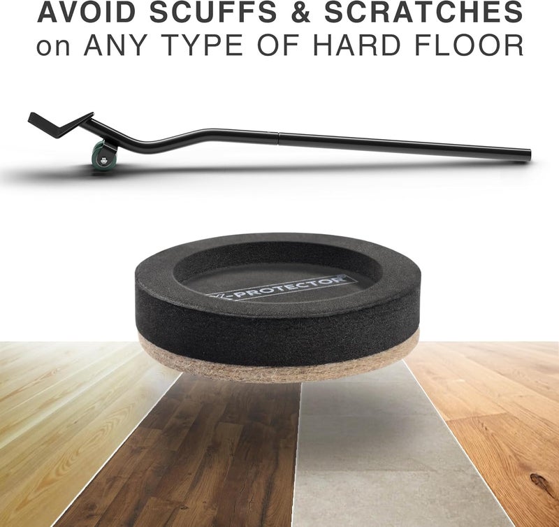 X-Protector Felt Furniture Sliders for Hardwood Floors & Furniture Lifter Tool Set - 4 PCS 3 1/2" Sliders for Furniture with Furniture Jack. Move Your Furniture Easily with Premium Furniture Movers! - Image 3