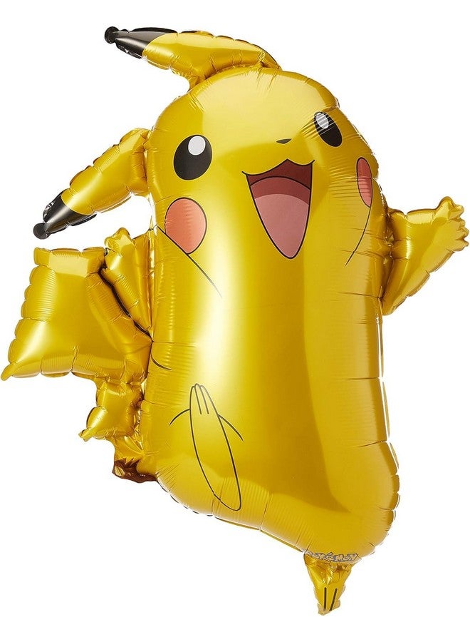Amscan International 2946001 24-inch "pokémon Pikachu Super Shape" Foil Balloon