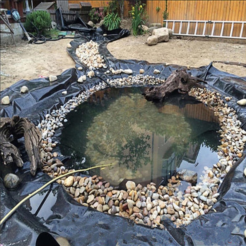 Adroiteet 10 x 15 FT Pond Liner, 20 Mil Fish Pond HDPE Liner, Pond Liners for Outdoor Ponds, Koi Ponds, Garden Fountain, Waterfall - Image 2