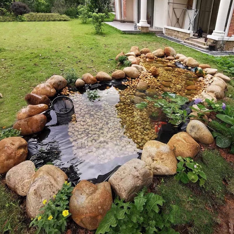 Adroiteet 10 x 15 FT Pond Liner, 20 Mil Fish Pond HDPE Liner, Pond Liners for Outdoor Ponds, Koi Ponds, Garden Fountain, Waterfall - Image 4