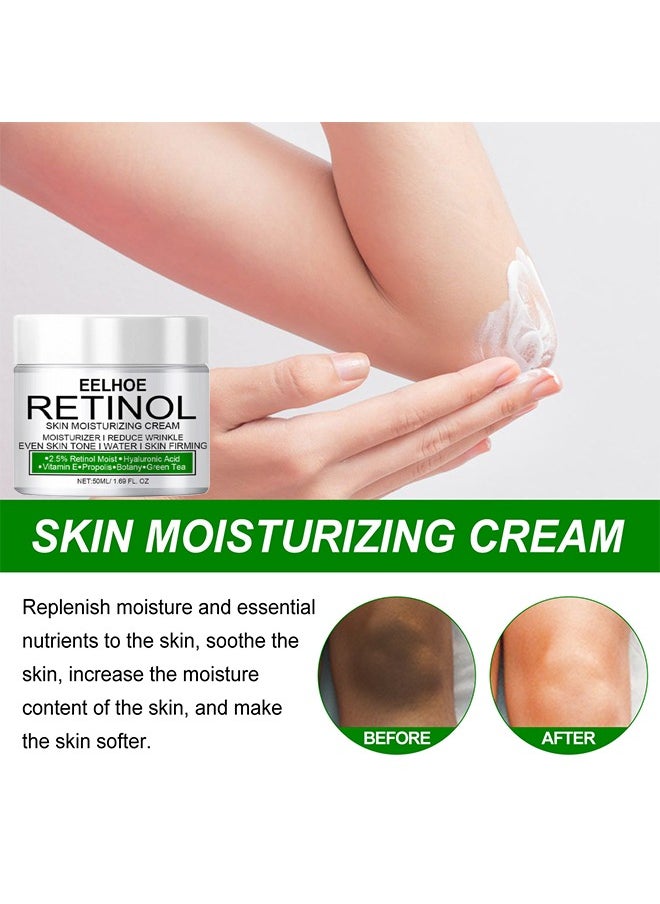 Retinol Skin Moisturizing Cream, Skin Brightening And Lightening Melanin, Elbow And Armpit Moisturizing Cream White 50ML