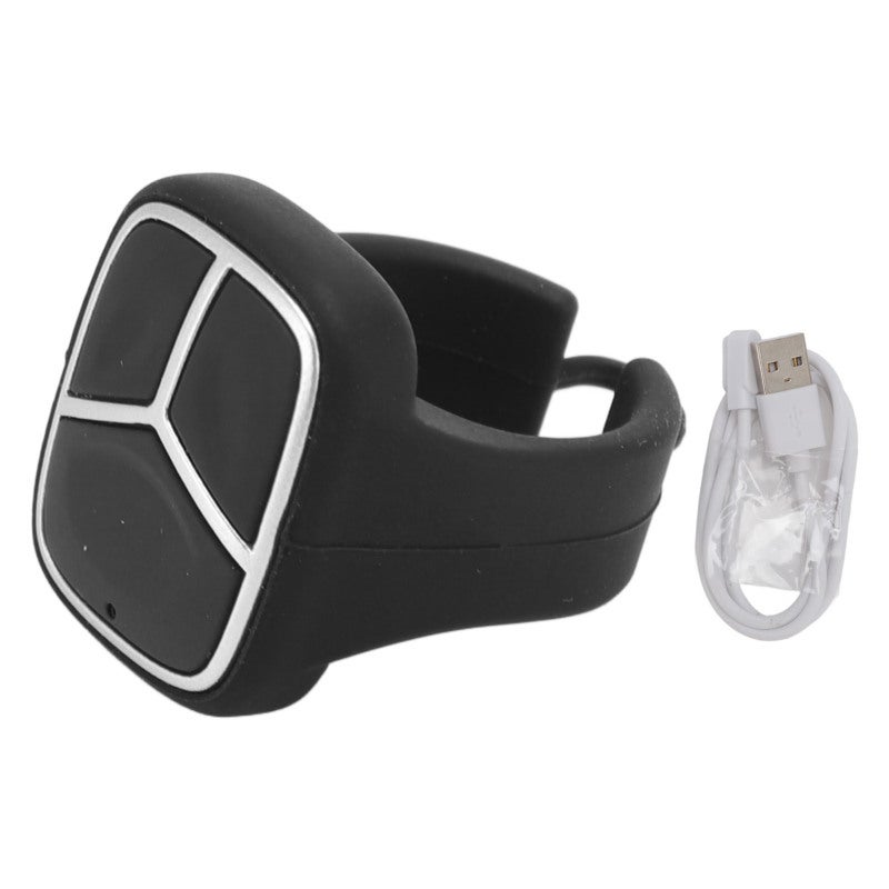 Bluetooth Scrolling Ring Remote Page Turner with Volume Control - Long Battery Life Remote Finger Scroller for Short Videos Reading - Image 1