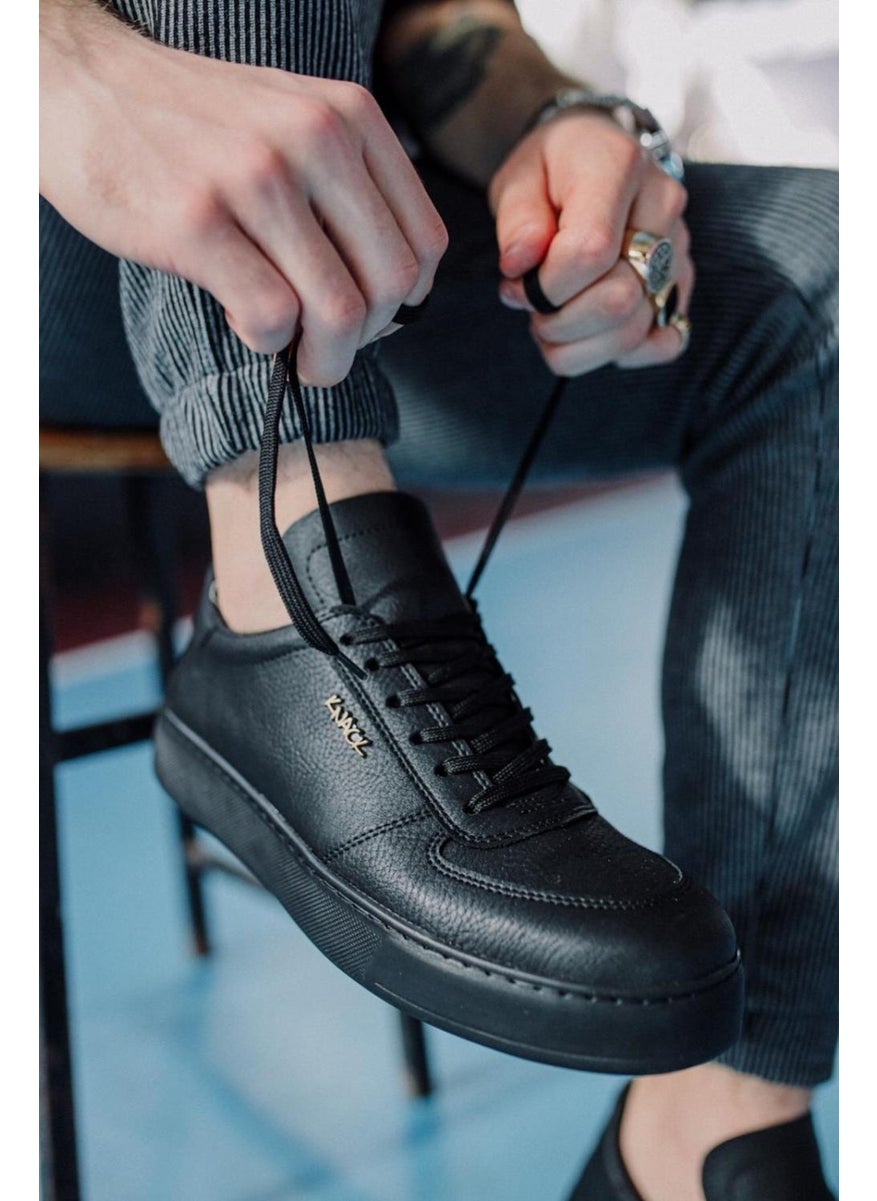 KnACK - Casual Shoes 666 Black (Black Sole) - Image 1