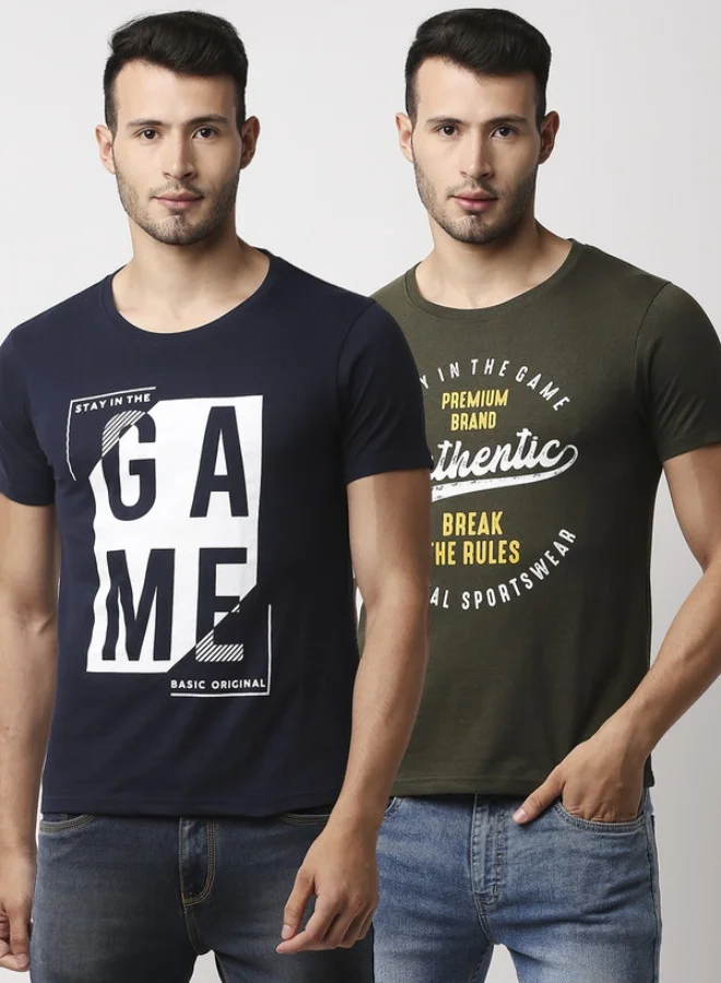 Hubberholme Navy T-Shirt For Men