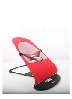 Bouncer Bed Crib Cradle Folding Multi-Function Baby Balance Chair Red