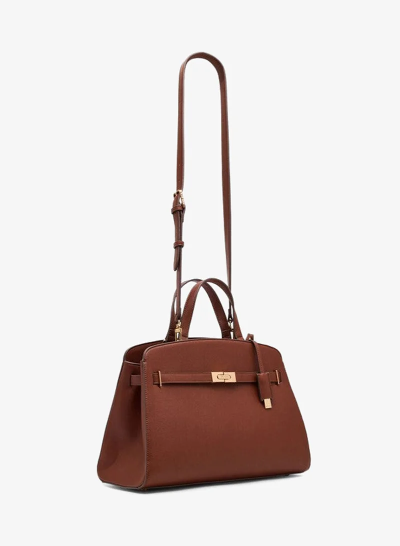 ANNE KLEIN  Anne Klein Logo Detail Satchel Bag for Women | Best Price UAE