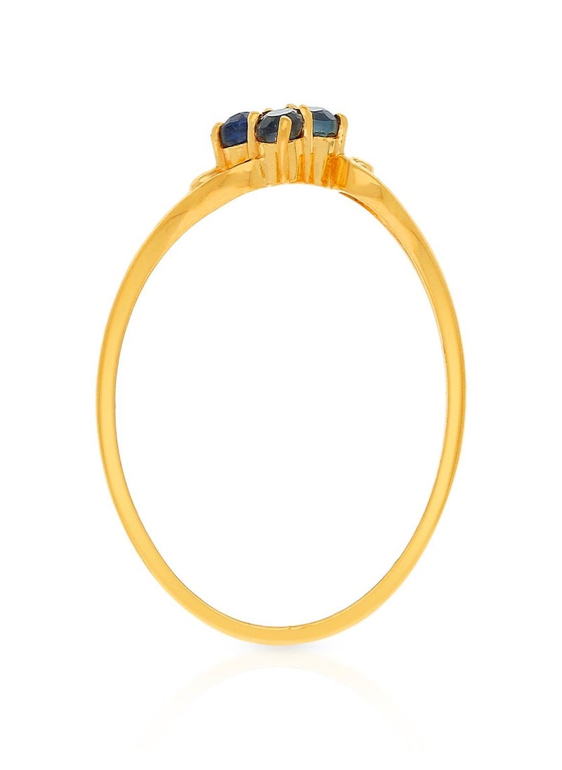Malabar Gold and Diamonds Malabar Gold and Diamonds 22 Carat 916 Purity Gemstone Ring PNAFNC112RN1Y13  - Image 3
