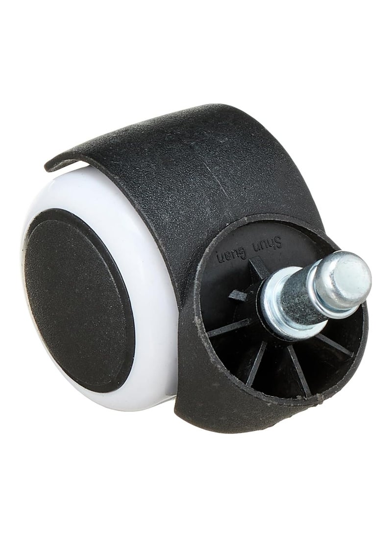5-Piece Swivel Chair Casters for Soft Floors