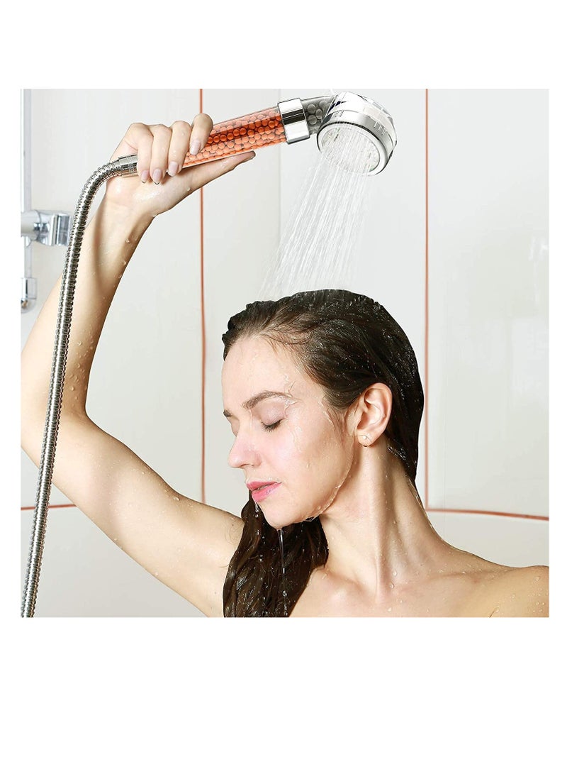 SYOSI Shower Head LED Shower Head Color Changing Filter Filtration High Pressure Water Saving Spray Handheld Showerheads for Dry Skin  Hair with Temperature Controlled Shower Heads - Image 5