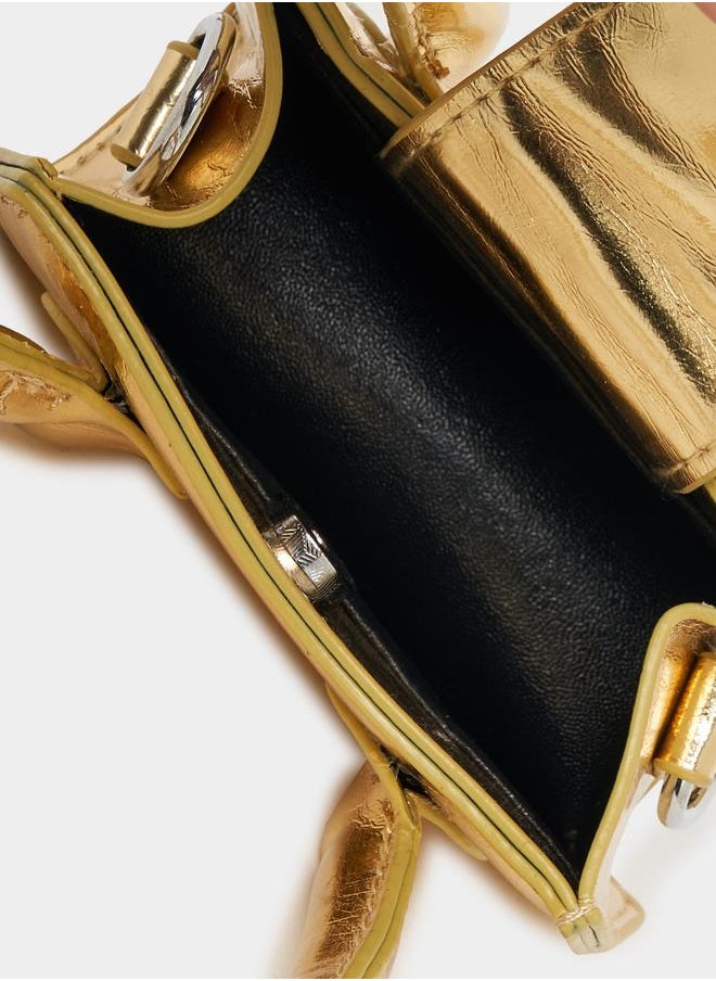 Take Two Metallic Design Handbag  - Image 4