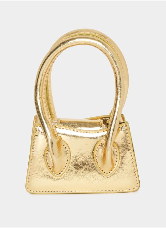Take Two Metallic Design Handbag  - Image 3