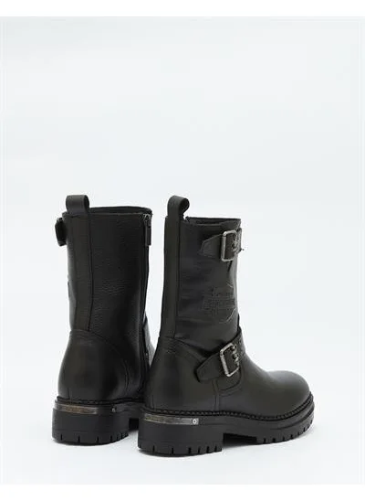 HARLEY DAVIDSON Uptown Women's Black Leather Boots