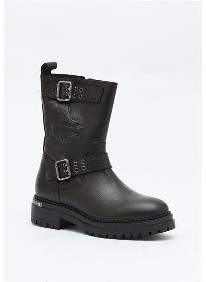 HARLEY DAVIDSON Uptown Women's Black Leather Boots  - Image 5