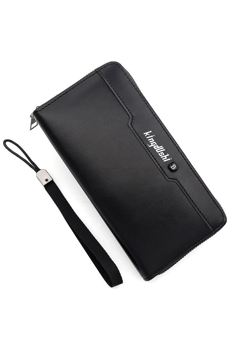 Kingdushi - Men's Large Capacity Long Wallet Handbag 20*10*3CM - Image 1