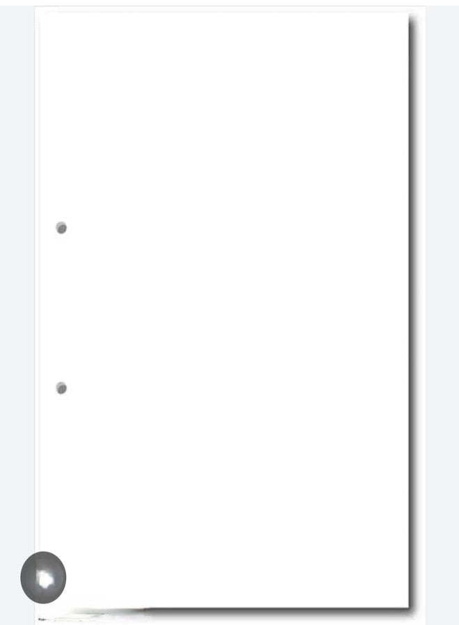 Project Paper A4 Unruled Sheets, 100 Sheets, Double-Side Blank, White - Image 1