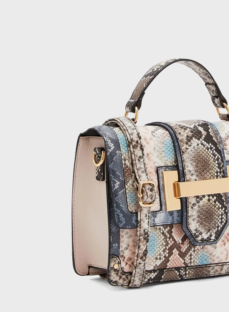 CALL IT SPRING Starlitt Belted Flap Over Crossbody