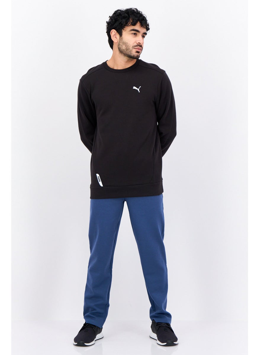 PUMA Men Sportswear Fit Brand Logo Outdoor Sweatshirts, Black  - Image 4