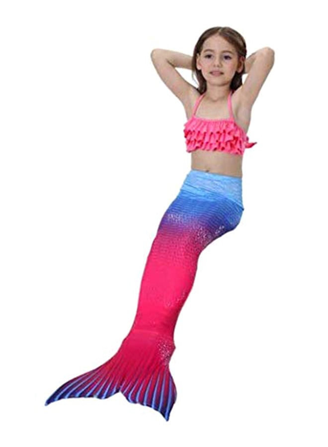 J&J 3-Piece Mermaid Swimming Suit With Bikini Set 150cm - Image 2