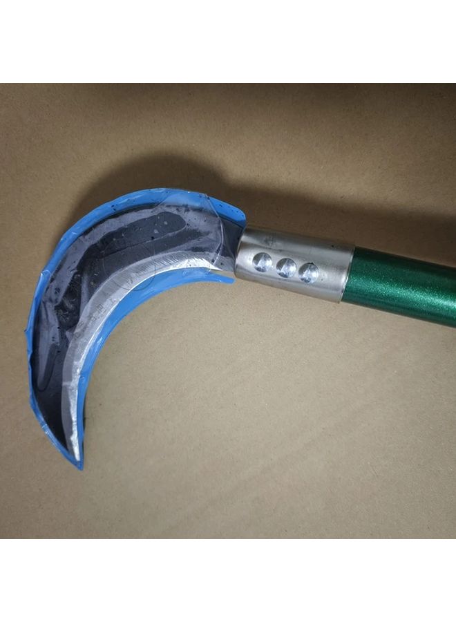 Extended Handle Crescent Sickle Heavy Duty Manganese Steel Manual Weed Cutter Garden Tool - Image 4
