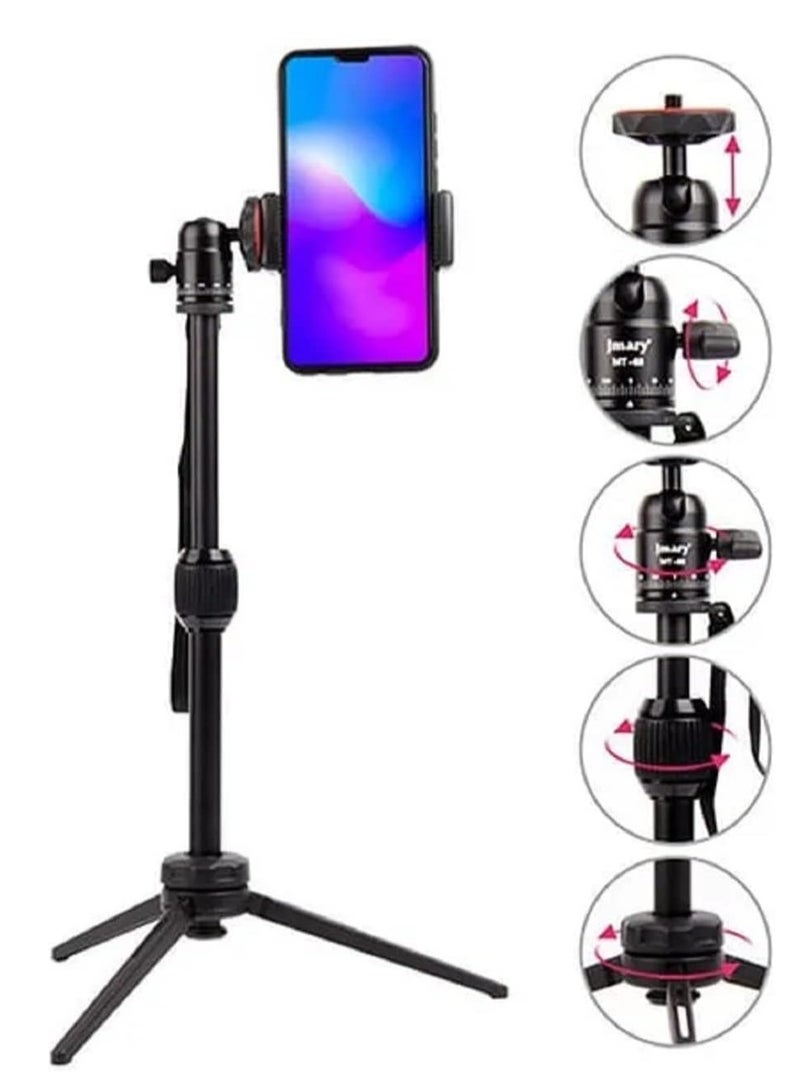 Jmary JMARY MT-68 Table-Top Extendable Foldable Tripod Stand for Mobile Phones and DSLR & Digital Cameras  - Image 1